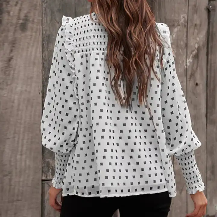 Dotty Chiffon Tops