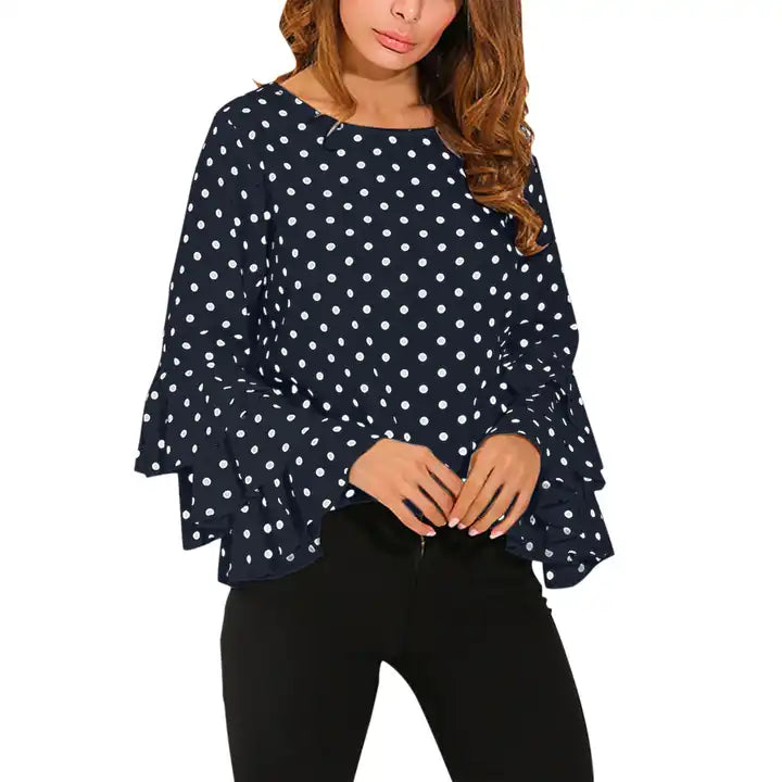 Beth Polka Dot Top