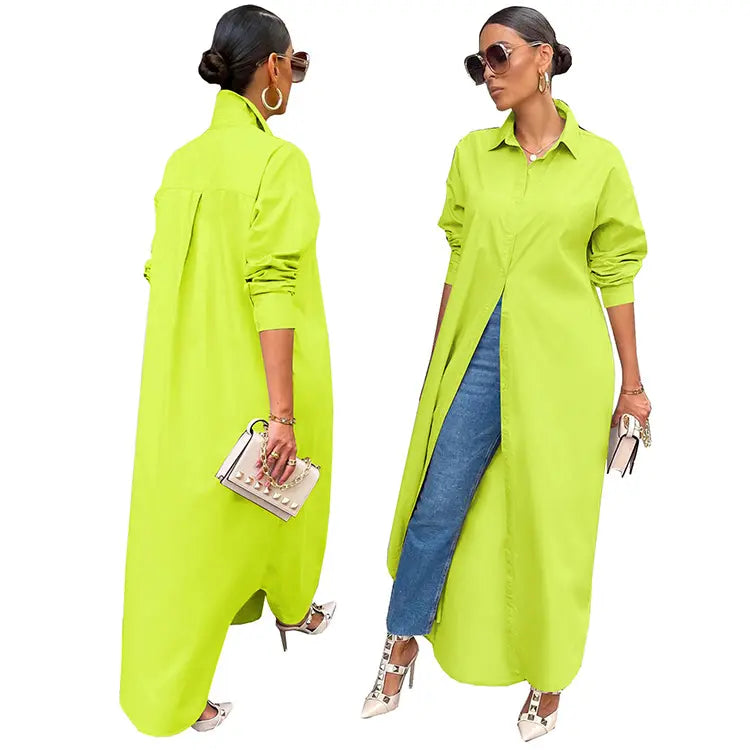 Roxy Front Open Shirt Dress