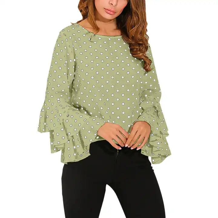Beth Polka Dot Top